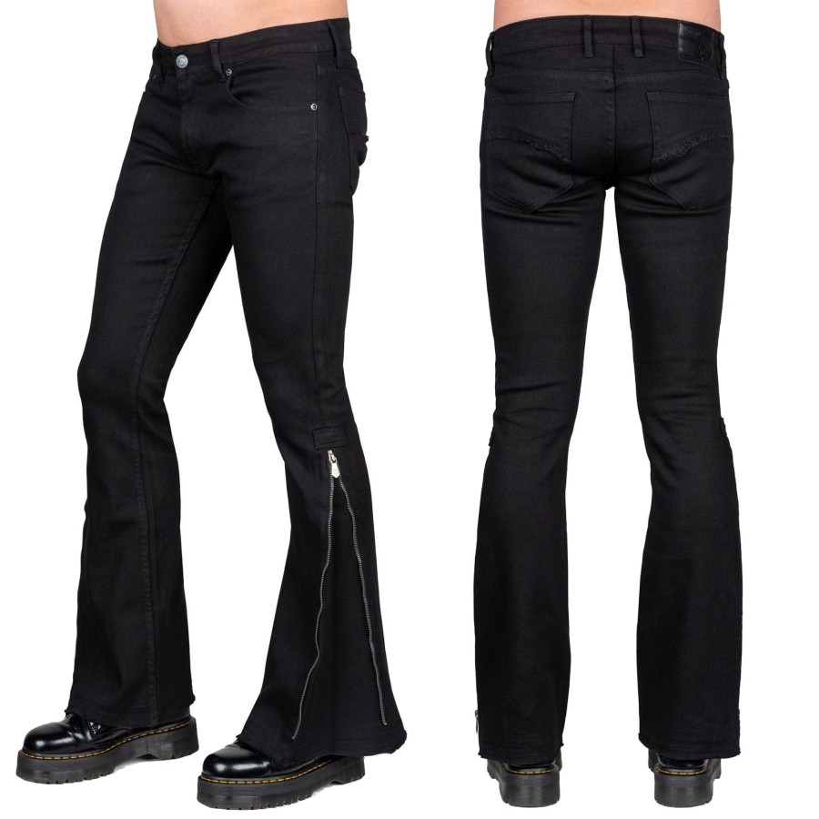 Jeans | Essentials Collection Hellraiser Side Zipper Jeans - Black